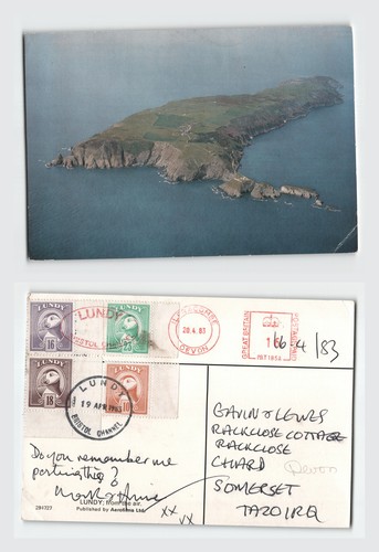 Postcard aerial view - view, of