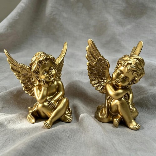 Small angel figurine set - 4",