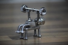 Metal Gym Sculpture Made Using