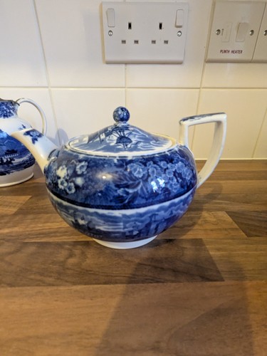 Antique wedgwood pottery blue - antique,