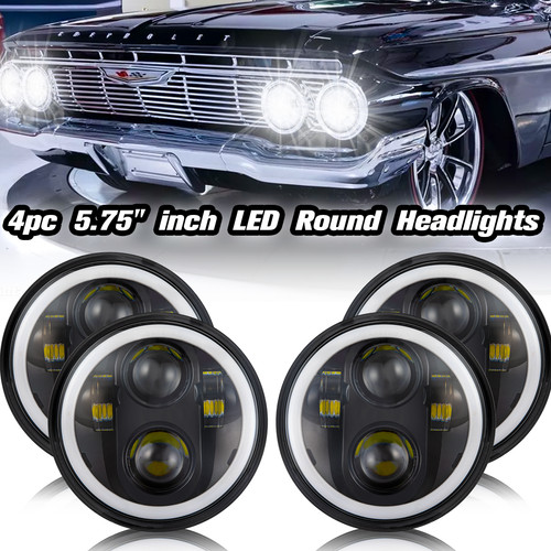 4pcs led headlights - 4pcs, drl