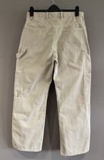 Primark Ladies Summer Beige Stone Grey Casual Cargo Trousers Size 12