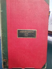 Aberdare Railway Act 1845. bound into hard covers. Ex BTC/BRB library