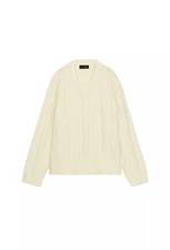 Zara Cream yellow cable knit