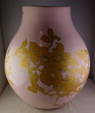 Ikea Hella Jongerius Pink & Gold Large Asian Theme Vase Jonsberg