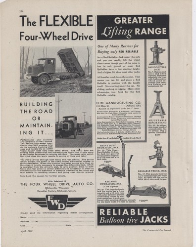 1932 fwd four wheel - 1932, fwd,