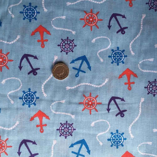 Polycotton fabric sailors - fabric,