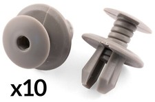 10x CLIPS For VW TRANSPORTER T4 T5 INTERIOR TRIM DOOR SCREW PANEL FIXING GREY