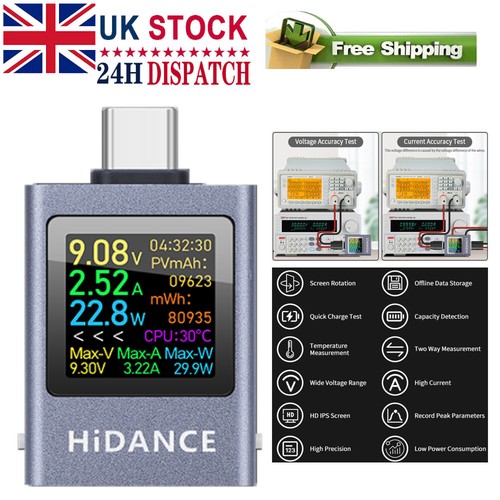 Usb type multimeter current - type, c