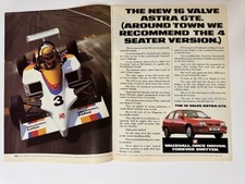 Original 1988 MK2 Vauxhall Astra GTE 16v Magazine Advert Frame Ready Retro
