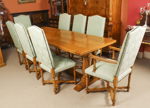 Vintage solid oak - , refectory