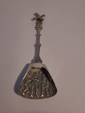 VINTAGE DUTCH SILVER PLATED WINDMILL TEA/SUGAR SPOON