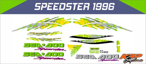 Seadoo speedster 1996 graphics - 1996,