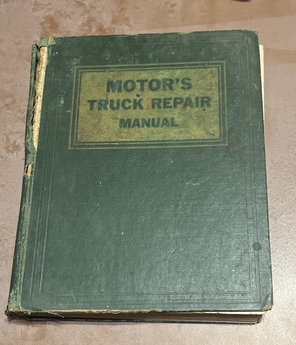 1958 motor truck repair - truck,