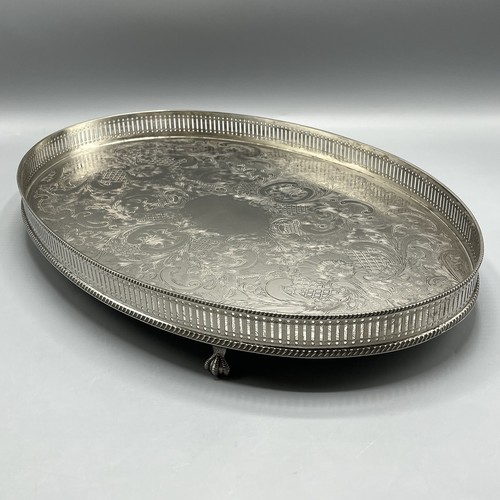 Vintage silver plated gallery - silver,