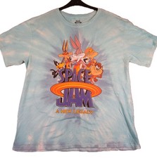Space Jam T-Shirt Mens XL Tie