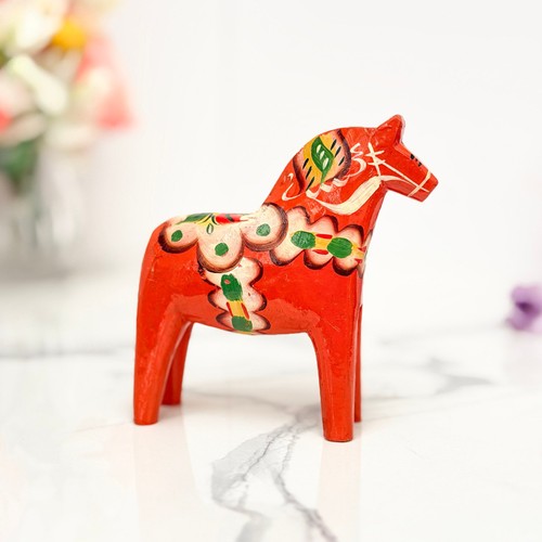Vintage swedish red - red, wooden