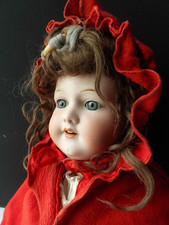 Large Vintage Armand Marseille Bisque Head Doll - head detached