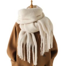 Large Long Soft Thick Mohair Wool Shawl Scarf Winter Warm Luxury Wrap Scarves