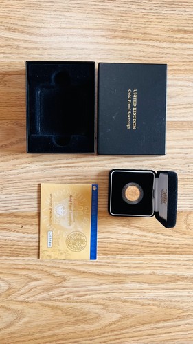 2002 united kingdom gold proof - united,