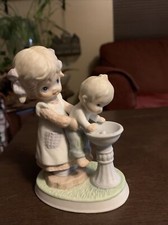 Boy Girl at Water Fountain
