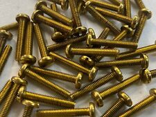 Brass Metric Pan Screws Head Machine Bolt Solid Engine M2 M2.5 M3 M3.5 M4 M5 M6