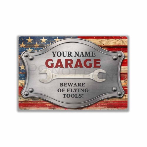 Beware flying tools garage - tools,