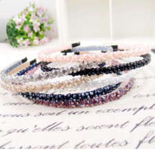 NEW FASHION WOMEN HEADBAND HAIR CLIPS JEWEL CRYSTAL HEADWEAR BAND GIRL LADIES UK