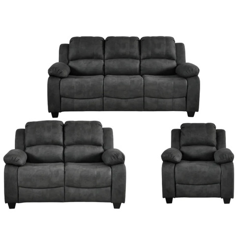 Fabric sofa suite set - sofa, 3+2+1
