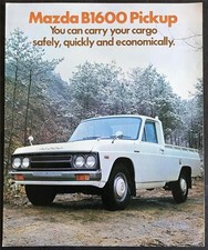 MAZDA B1600 PICK UP LF Sales Brochure 1975 #7505T109-104  Model BNA61