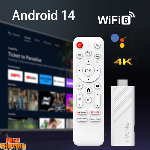 H96 max android stick 4k - max,