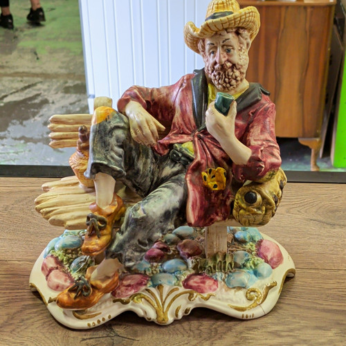 Large capodimonte italy figure - large,