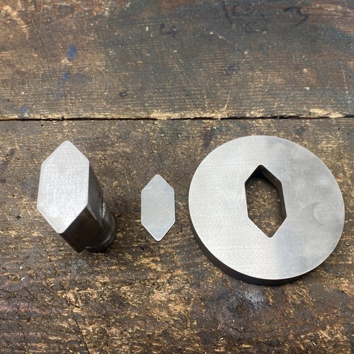 Fly press punch - die, diamond