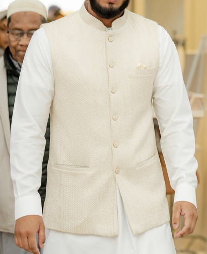 Khans sherwani waistcoat suit - sherwani,