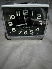 Tavistock And Jones Retro - Glow In The Dark Alarm Clock Used Working