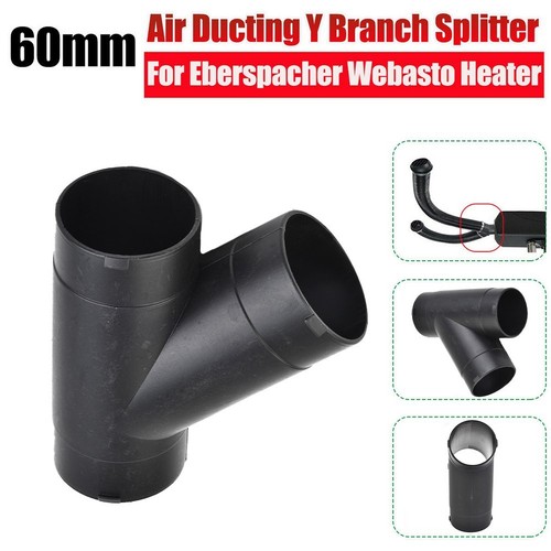 60mm air ducting branch - 60mm, y-branch