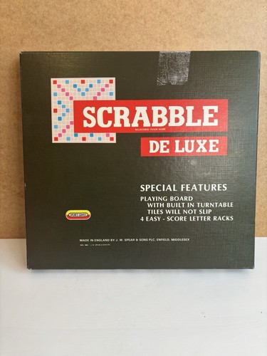 Scrabble deluxe board - scrabble,