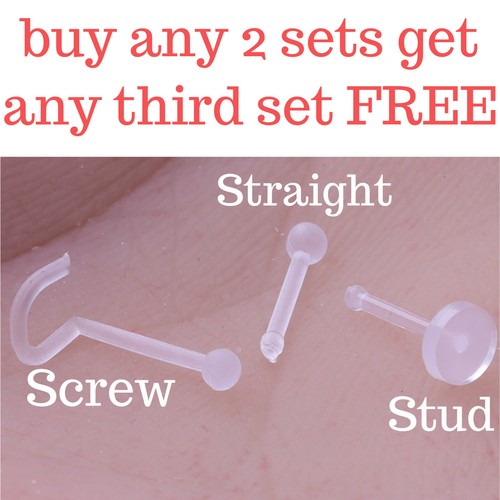 Pack clear retainer nose - 3,