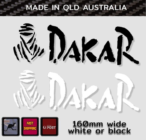 Dakar style sticker 160mm wide - style,