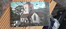 Vintage postcard, Parish Church front view Nutfield Surrey 1920s