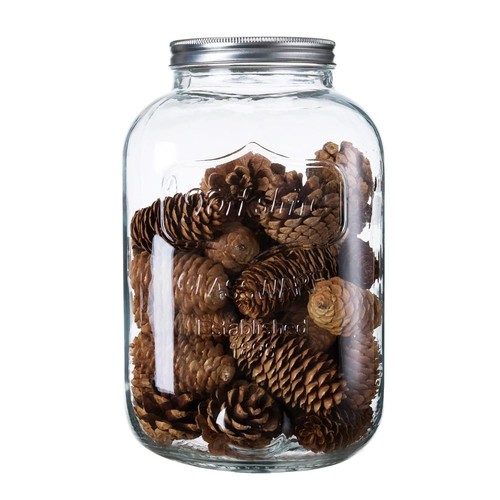 Gallon mason jar with lid - jar,