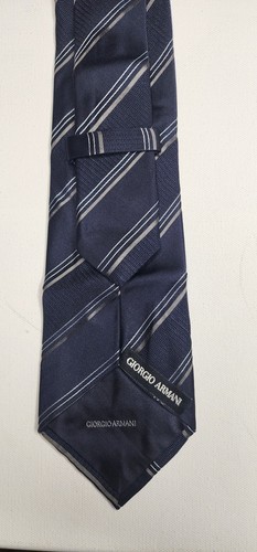 Giorgio armani tie navy - navy, blue