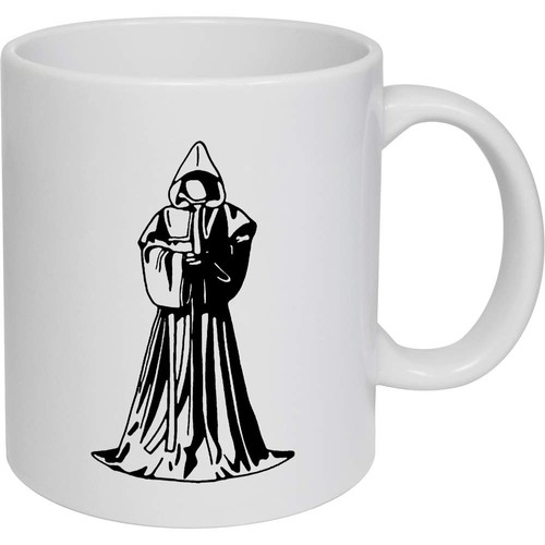 Hooded monk ceramic mug - 'hooded,