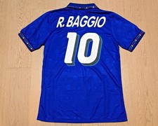 UK 1994 Italy Home R.BAGGIO 10 Retro Shirt