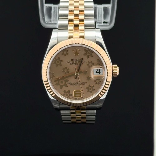 Rolex datejust pink floral - pink,