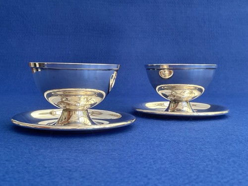 Pair antique silver plate - pair,