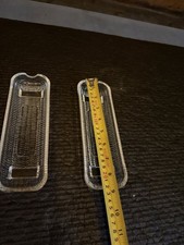 4 x Vintage Clear Pressed