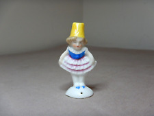 ANTIQUE GERMAN PORCELAIN PIN CUSHION TEA COSY DOLL
