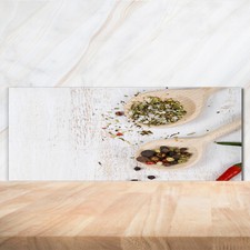 Glass kitchen backsplash - glass,