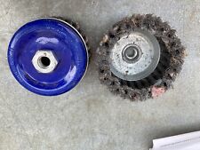 pair of M14 twist not wire brushes professional quality 